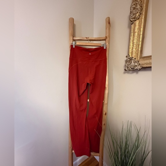 Lululemon Groove Nulu High-Rise Flared Pant 12 Cayenne Burnt Orange - Picture 4 of 8